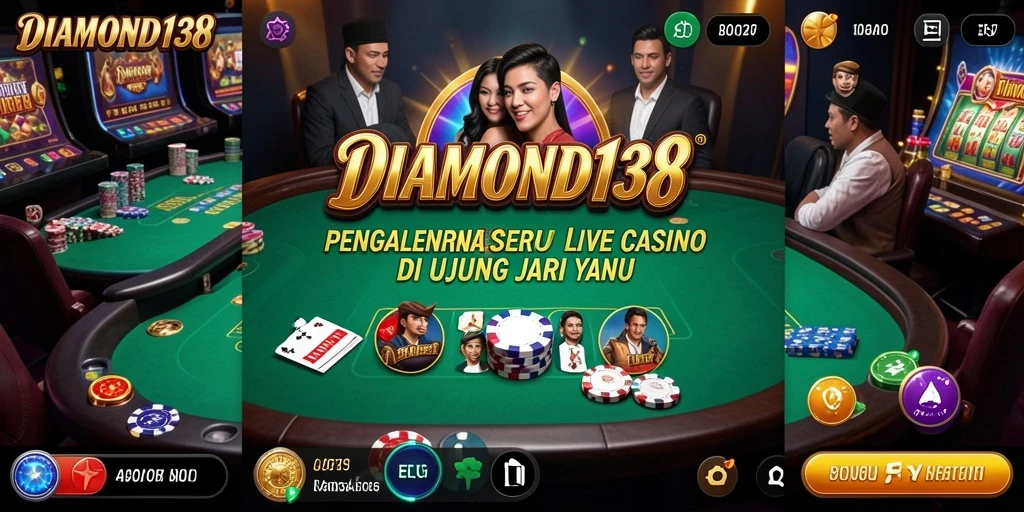 Tampilan gameplay Live Casino yang menarik di DIAMOND138.