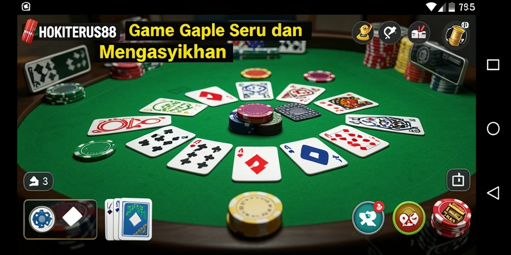 Tampilan gameplay HOKITERUS88 yang menarik dan interaktif.