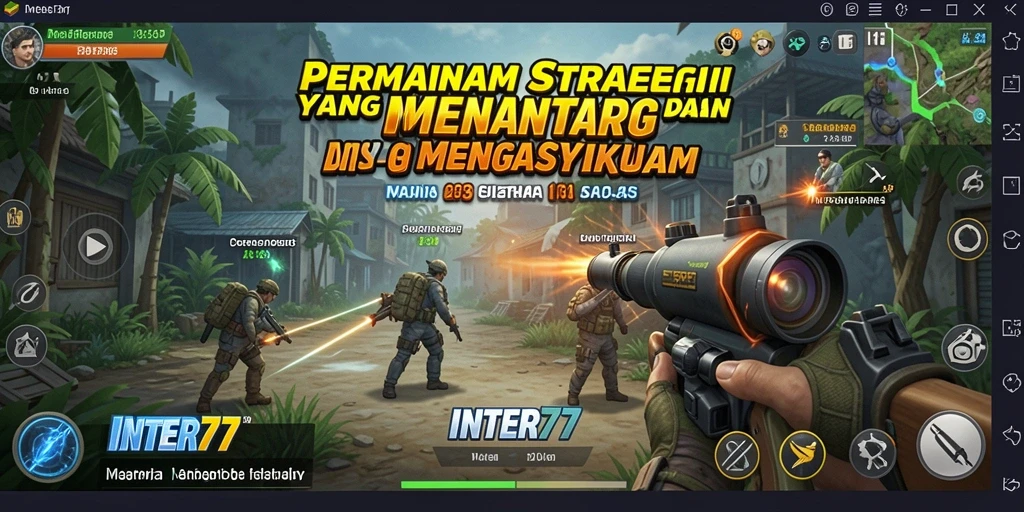 Tampilan gameplay menarik dengan strategi mendalam.