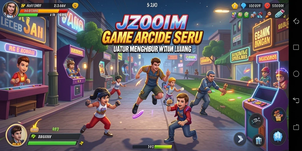 Gameplay J200M menampilkan aksi seru dan tantangan menarik di setiap level.