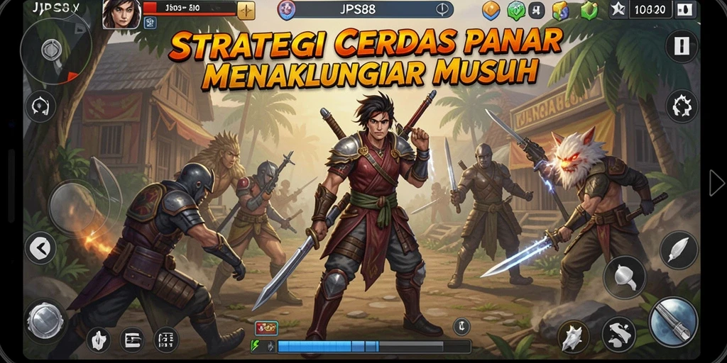 Screenshot JPS88 menampilkan aksi strategi yang mendebarkan.