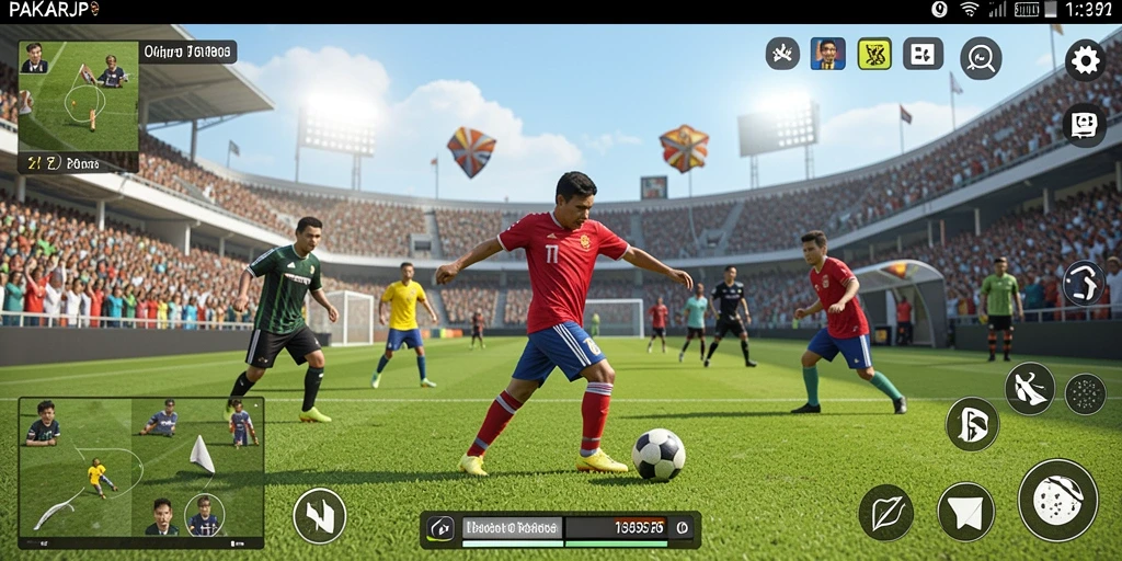 Tampilan gameplay seru dalam PAKARJP dengan berbagai cabang olahraga.