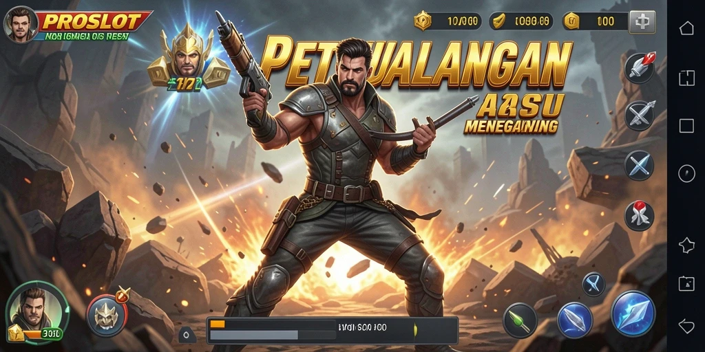 Tangkapan layar menampilkan aksi seru dan gameplay mendebarkan di PROSLOT.