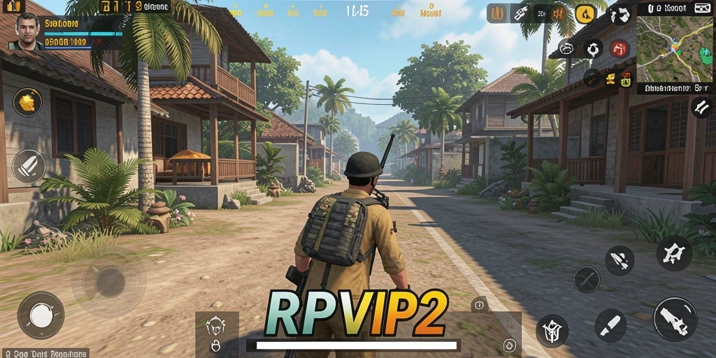 Screenshot RPVIP2 menampilkan grafis dan gameplay simulasi yang menawan.