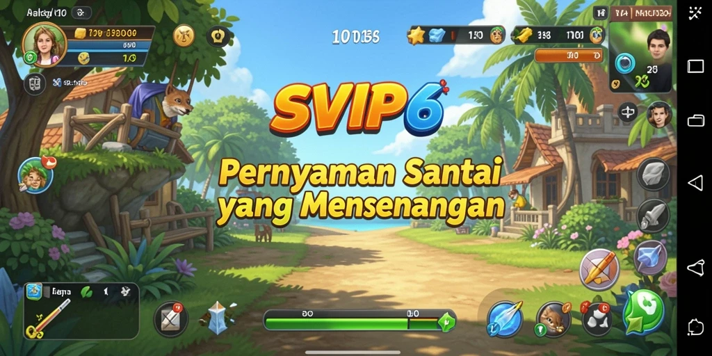Keasyikan bermain SVIP6 dengan tampilan grafis yang colorful.